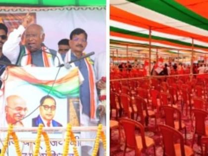 Bihar Congress No crowd gathered Mallikarjun Kharge's rally chairs remained empty District President Dr Manoj Kumar Pandey in trouble | बिहार कांग्रेसः मल्लिकार्जुन खड़गे की रैली में नहीं जुटी भीड़, खाली रह गई कुर्सियां?, जिला अध्यक्ष डॉ. मनोज कुमार पांडेय पर गाज Bihar Congress No crowd gathered Mallikarjun Kharge's rally chairs remained empty District President Dr Manoj Kumar Pandey in trouble | बिहार कांग्रेसः मल्लिकार्जुन खड़गे की रैली में नहीं जुटी भीड़, खाली रह गई कुर्सियां?, जिला अध्यक्ष डॉ. मनोज कुमार पांडेय पर गाज