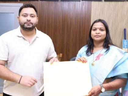 RJD suffers major setback in Bihar Assembly elections nomination of RJD candidate Shweta Suman from Mohania seat cancelled | Bihar Election 2025: राजद राजद को लगा बड़ा झटका, मोहनिया सीट से राजद उम्मीदवार श्वेता सुमन का नामांकन हो गया रद्द RJD suffers major setback in Bihar Assembly elections nomination of RJD candidate Shweta Suman from Mohania seat cancelled | Bihar Election 2025: राजद राजद को लगा बड़ा झटका, मोहनिया सीट से राजद उम्मीदवार श्वेता सुमन का नामांकन हो गया रद्द