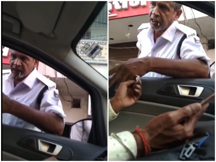Bihar traffic police asking for bribe video goes viral rs 200 dijiye aur jayiye | 200 दीजिए 100 नहीं, छुट्टा नहीं है तो हम देंगे; रिश्वत मांगते बिहार के ट्रैफिक पुलिस का वीडियो वायरल
