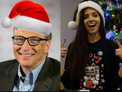 Bill Gates gave this girl a gift by becoming a secret Santa, these pictures are going viral worldwide | सीक्रेट सेंटा बनकर बिल गेट्स ने इस लड़की को दिया गिफ्ट, दुनियाभर में वायरल हो रही हैं ये तस्वीरें