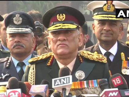 Chief of Defence Staff(CDS) General Bipin Rawat: All the three services will work as a team | जनरल बिपिन रावत ने संभाला CDS का कार्यभार, कहा- हम राजनीति से बहुत दूर रहते हैं Chief of Defence Staff(CDS) General Bipin Rawat: All the three services will work as a team | जनरल बिपिन रावत ने संभाला CDS का कार्यभार, कहा- हम राजनीति से बहुत दूर रहते हैं