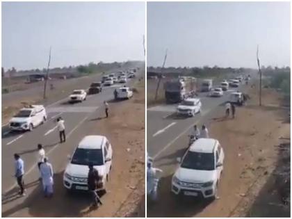 BJP leader who come with Jyotiraditya Scindia joined Congress with convoy of 400 cars video | वीडियो: 400 कारों के काफिले के साथ कांग्रेस में शामिल हुए भाजपा नेता, ज्योतिरादित्य सिंधिया के साथ बीजेपी किए थे ज्वाइन