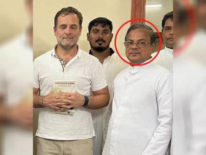 BJP slams congress over Rahul Gandhi's meetings with Father George Ponnaiah | फादर जॉर्ज पोन्नैया संग राहुल गांधी की मुलाकात पर भाजपा ने साधा निशाना, कहा- भारत तोड़ो आइकन के साथ भारत जोड़ो?