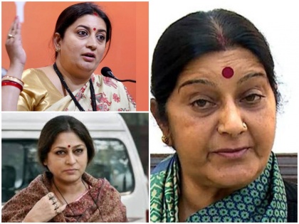 BJP female MLA Sushma Swaraj, Smriti Irani, Roopa Ganguly lash out on Naresh Agarwal jaya bachan comment | नरेश अग्रवाल के बयान पर जया के साथ हुईं बीजेपी महिला सांसद, कहा- महिलाओं के सम्मान के लिए हम पार्टी नहीं देखेंगे