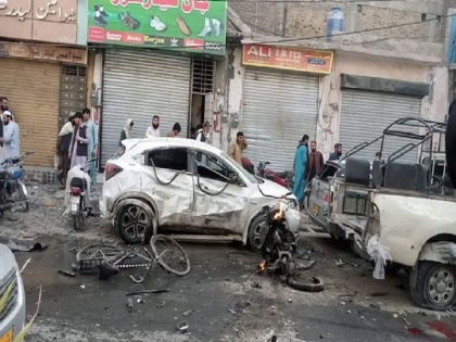 Four killed, 18 injured in bomb blast in Pakistan's Balochistan province | पाकिस्तान के बलूचिस्तान प्रांत में हुआ बम धमाका, चार व्यक्तियों की मौत, 18 घायल