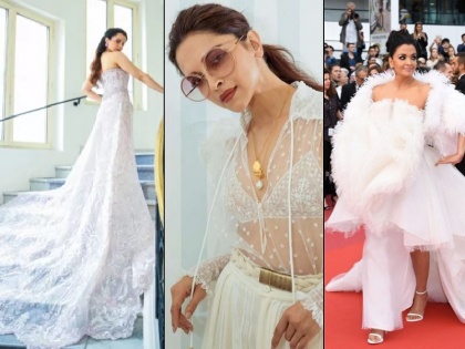 Cannes Film Festival 2019: Bollywood actresses Aishwarya Rai, Deepika Padukone, Priyanka Chopra, Kangana Ranaut, Diana Penty, Sonam Kapoor wore beautiful white outfits at red carpet | कान में ऐश्वर्या से दीपिका-कंगना तक सभी ने बिखेरा 'वाइट मैजिक', देखें किसने पहनी किस डिज़ाइनर की वाइट ड्रेस