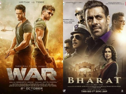 Box office report: Hrithik Roshan's 'War' beats Salman Khan's 'Bharat' | Box Office Report: ऋतिक रोशन की फिल्म 'वॉर' ने सलमान खान की 'भारत' को पछाड़ा, जानिए कैसे
