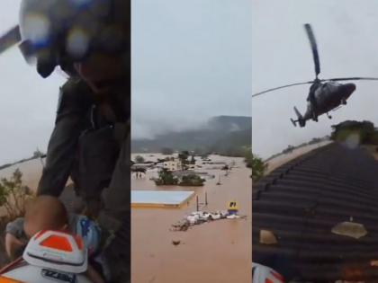 Brazil Floods 70000 people forced out from house due to floods more than 57 deaths many still missing | Brazil Floods: ब्राजील में बाढ़ से भारी तबाही, 70000 लोग बेघर, 57 से ज्यादा मौतें, अभी भी कई लापता