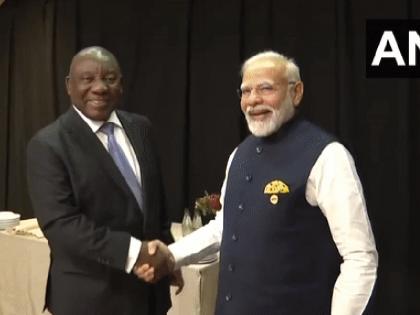 BRICS Summit Day-2 Bilateral meeting between PM Modi and President of South Africa Cyril Ramaphosa know what was special | BRICS Summit Day-2: पीएम मोदी और दक्षिण अफ्रीका के राष्ट्रपति के बीच द्विपक्षीय बैठक, जानें क्या रहा खास