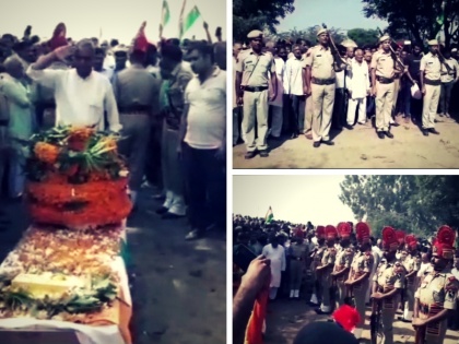 Martyred Bsf jawan narendra singh given state respect during his funeral in jammu and kashmir | जम्मू-कश्मीर: शहीद BSF जवान के अंतिम संस्कार में भावुक बेटे ने कहा- हर किसी को तिरंगे में नहीं लपेटा जाता