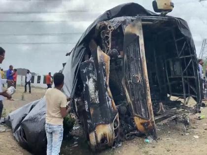 Buldhana Bus Accident no fault in the bus accident not happen due to high speed | बुलढाणा बस हादसाः बस में नहीं थी कोई खामी, तेज गति की वजह से नहीं हुआ हादसा, महाराष्ट्र परिवहन विभाग की जांच में सामने आई ये बात