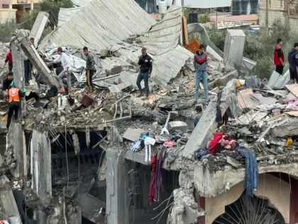 Israel-Hamas war Dozens killed in Israeli airstrike in Gaza many trapped under debris | Israel-Hamas war: गाजा में इजरायली हवाई हमले में दर्जनों की मौत, कई मलबे में फंसे