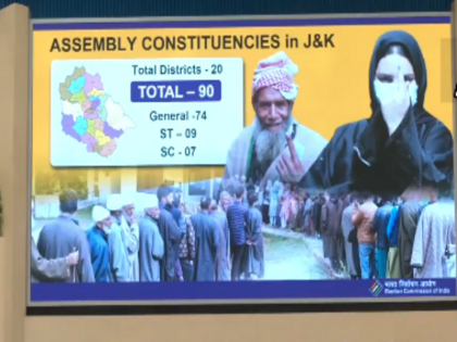 Jammu Kashmir Vidhan Sabha Chunav Date 2024 90 constituencies 74 General, 9 ST and 7 SC, total number of voters 87.09 lakh | Jammu Kashmir Vidhan Sabha Chunav Date 2024: कुल 90 निर्वाचन क्षेत्र, 74 जनरल, 9 ST और 7 SC, मतदाताओं की संख्या कुल 87.09 लाख