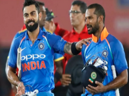 Virat Kohli wrote an emotional note for Shikhar Dhawan Your Trademark Smile will be Missed | विराट कोहली ने शिखर धवन के लिए लिखा इमोशनल नोट, 'मुस्कान की कमी खलेगी लेकिन विरासत फलती-फूलती रहेगी'