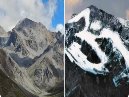 Om Parvat Uttarakhand at 6,191 metres gone completely bald snow disappeared only black rock is visible appeal to PM Modi | Video: उत्तराखंड में ओम पर्वत से गायब हुई सफेद बर्फ, अब दिख रही केवल काली चट्टान, पीएम मोदी से लगाई गई गुहार