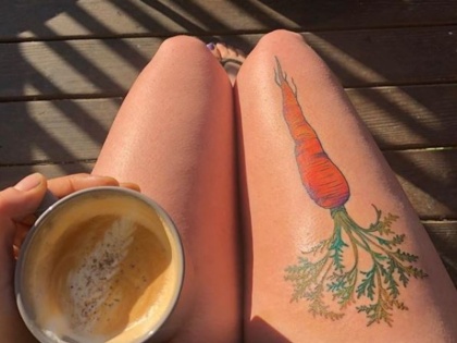 10 tattoos which is show the love for food | फूड के प्रति कभी देखी नहीं होगी ऐसी दीवानगी, शरीर पर बनवा लिए अतरंगे टैटू
