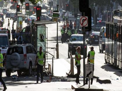 Two pepole arrested in car attack Melbourne Australia | आस्ट्रेलिया: मेलबर्न कार क्रैश में 14 घायल, पुलिस को आतंकी हमले का शक