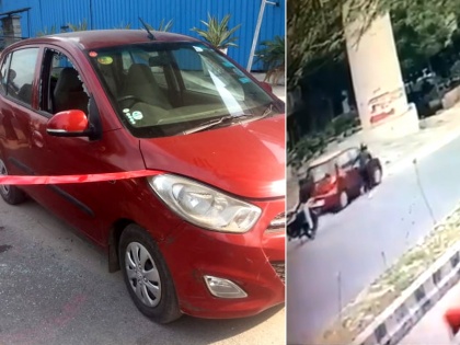 CCTV Video 59 year old woman usha murder in madhu vihar delhi | CCTV Video: पहले रोकी महिला की कार, गाड़ी धीमे होने पर पिस्तौल से दागी गोलियां