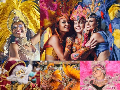 Carnival returns to Brazil after two years, tourists sway to the tune of samba-salsa | ब्राजील में दो साल बाद फिर लौटा कार्निवल, सांबा-सालसा की धुन पर झूम उठे पर्यटक, देखिए तस्वीरें