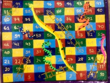 माना जाता है कि सांप-सीढ़ी का आविष्कार भारत में ही हुआ था।