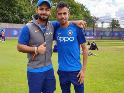 चहल और पंत कई मैचों में टीम इंडिया के लिए साथ खेल चुके हैं (Instagram/Yuzi Chahal)