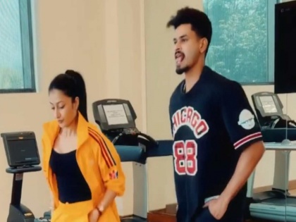Delhi Capitals captain Shreyas Iyer dances with Yuzi Chahal wife video goes viral | युजवेंद्र चहल की पत्नी धनश्री वर्मा संग श्रेयस अय्यर ने किया जोरदार डांस, फैंस लेने लगे मजे, वीडियो वायरल