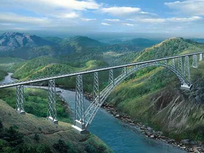 World's highest rail bridge over Chenab river: Earthquake of eight magnitude will be able to be completed by 2021 | चिनाब नदी पर विश्व का सबसे ऊंचा रेल पुल: आठ की तीव्रता वाला भूकंप सह सकेगा, 2021 तक पूरा होने की संभावना