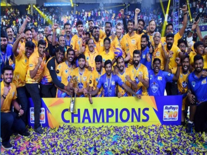 Chennai Spartans become champions of 1st Pro Volleyball League | प्रो वॉलीबाल लीग: कालीकट को हरा चेन्नई स्पार्टन्स ने जीता खिताब, जानें किसे मिला कितना इनाम