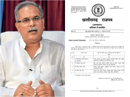 Departments of ministers changed in Chhattisgarh Singhdev got energy department | छत्तीसगढ़ में मंत्रियों के विभाग बदले, डिप्टी सीएम सिंहदेव को मिला ऊर्जा विभाग, रविंद्र चौबे को स्कूल शिक्षा और सहकारिता विभाग सौंपा गया