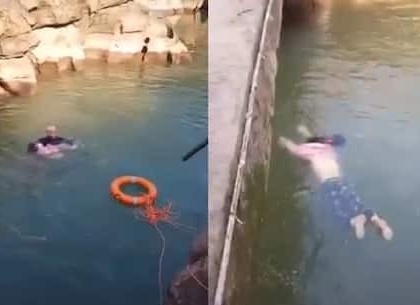 British ambassador to China saves lives of drowning girl by jumping in river, Viral Video | वीडियो: चीन में ब्रिटिश राजदूत ने नदी में कूदकर बचाई डूब रही लड़की की जान