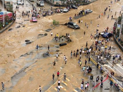 20 people died in china due to heavy rainfall and 8 people missing | चीन में भारी बारिश, बाढ़ से 20 लोगों की मौत, 8 लापता