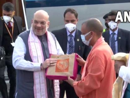 uttar pradesh election 2022 Amit Shah rally in Lucknow 2019 Nishad party CM Yogi Adityanath bjp sp bsp congress | यूपी चुनावः उत्तर प्रदेश में 300 से ज्यादा सीटें जीतेंगे, लखनऊ में अमित शाह ने कहा-सपा, बसपा, कांग्रेस ने क्या दिया आपको...