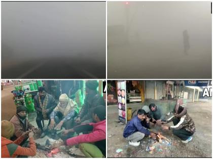 Severe cold in North India temperature reaches minus in Sikar dense fog in Delhi Punjab UP | उत्तर भारत के कई राज्यों में कड़ाके की ठंड, सीकर में तापमान माइनस पहुंचा; यूपी, दिल्ली, पंजाब में लुढ़का पारा