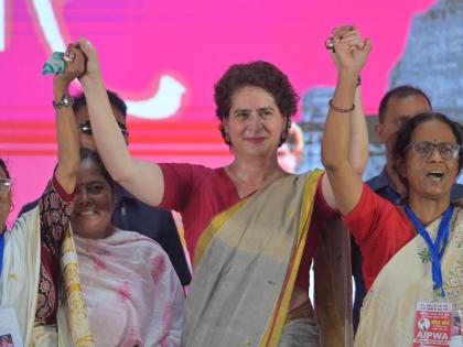 Shakti Adhikar Mahila Samvad talk 2000 women Congress General Secretary Priyanka Gandhi said Recognize strength respect think education, health employment video | शक्ति अधिकार महिला संवादः 2000 महिलाओं से बात, प्रियंका गांधी ने कहा-ताकत और सम्मान को पहचानें, शिक्षा, स्वास्थ्य और रोजगार पर सोचिए Shakti Adhikar Mahila Samvad talk 2000 women Congress General Secretary Priyanka Gandhi said Recognize strength respect think education, health employment video | शक्ति अधिकार महिला संवादः 2000 महिलाओं से बात, प्रियंका गांधी ने कहा-ताकत और सम्मान को पहचानें, शिक्षा, स्वास्थ्य और रोजगार पर सोचिए
