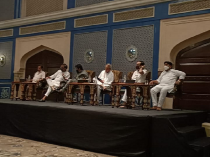 Rajasthan Chief Minister Ashok Gehlot Congress Legislative Party meeting underway at Fairmont Hotel in Jaipur | राजस्थान राजनीतिक संकट: कांग्रेस विधायक दल की बैठक शुरू, मुख्यमंत्री अशोक गहलोत भी मौजूद