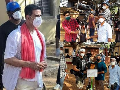 SEE PICS! Akshay Kumar, R Balki shoot for coronavirus awareness campaign amid COVID-19 lockdown