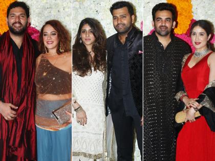 अंबानी की दिवाली पार्टी में लगा क्रिकेटर्स का जमावड़ा, वाइफ के साथ पहुंचे रोहित-युवराज-जहीर खान