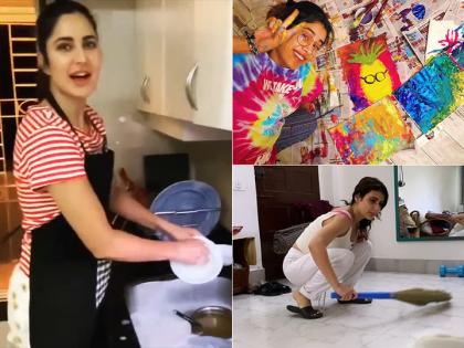 कोरोना वायरस के कहर के बीच दीपिका से लेकर कैटरीना तक कर रही हैं ये काम, देखें Photos