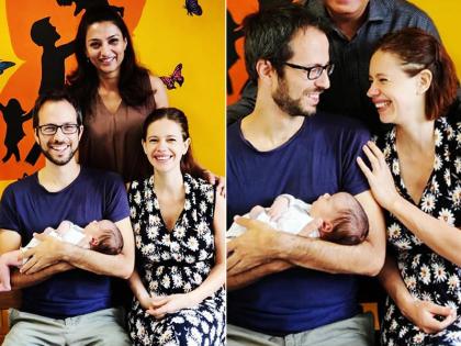 कल्कि कोचलीन ने दिखाई बेटी की पहली झलक, पापा की गोद में नजर आई नन्ही परी-देखें खूबसूरत फोटो