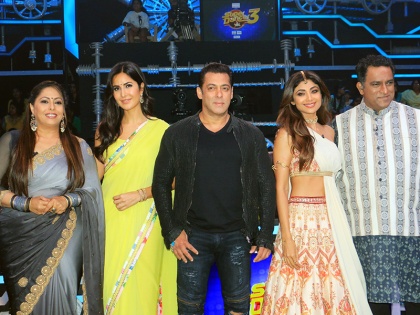 Bharat Promotion: Salman Khan and Katrina Kaif Promote the film on Super Dancer Chapter 3, View Photos | 'भारत' स्टार सलमान खान ने कैटरीना कैफ संग 'सुपर डांसर चैप्टर 3' के मंच पर यूं किया प्रमोशन, देखें Photos