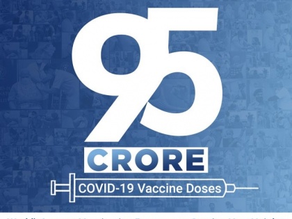 milestone India administers over 95 crore COVID-19 vaccines Union Health Minister Mansukh Mandaviya | कोविड महामारी के खिलाफ लड़ाई, 95 करोड़ को लगा कोरोना टीका, मनसुख मंडाविया का ट्वीट-भारत 100 करोड़ टीके लगाने के करीब