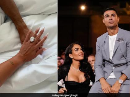 Cristiano Ronaldo engaged girlfriend Georgina Rodriguez diamond ring Cost Gave Revealed see video | 31 साल की जॉर्जिना रोड्रिग्स से रोनाल्डो ने की सगाई, हीरे अंगूठी की कीमत का खुलासा, जानें Cristiano Ronaldo engaged girlfriend Georgina Rodriguez diamond ring Cost Gave Revealed see video | 31 साल की जॉर्जिना रोड्रिग्स से रोनाल्डो ने की सगाई, हीरे अंगूठी की कीमत का खुलासा, जानें