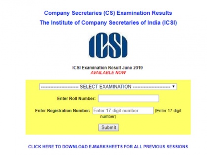 ICSI CS Professional Executive Result 2019: CS Professional Executive Results released, check with these steps | ICSI CS Professional Executive Result 2019: सीएस प्रोफेशनल एग्जीक्यूटिव के रिजल्ट जारी, इन स्टेप्स से करें चेक