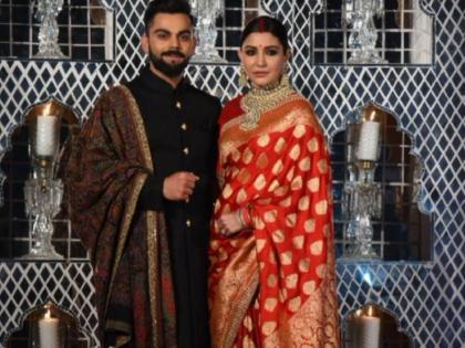 virat-anuska's wedding dresses | जानें अनुष्का शर्मा ने रिसेप्शन पर क्यूं पहनी थी लाल रंग की साड़ी