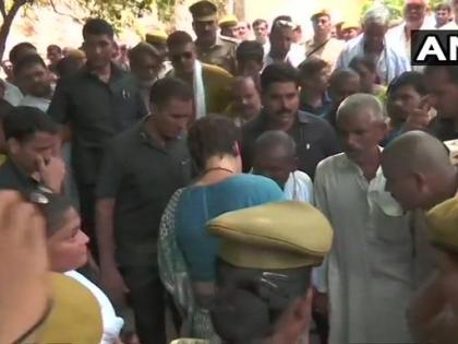 Sonbhadra clashes aftermath: UP politics heats up as Randeep Surjewala slams Yogi govt for ‘jungle raj’ | सुरजेवाला ने कहा, " पीड़ित आदिवासियों के गांव ऊंभा को पुलिस छावनी बना दिया गया, क्या वहां आतंकवादी और उग्रवादी हैं?