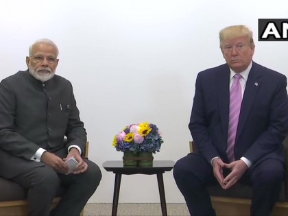 Japan: PM Narendra Modi and US President Donald Trump at bilateral meeting between India & US in Osaka. | मोदी-ट्रंप ने चिंता जाहिर की और एक-दूसरे के हितों पर बात की, जल्द होगी वाणिज्य मंत्रियों के स्तर की बैठक