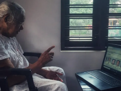 When 90-year-old grandmother started running laptop, won the hearts of people, such comments on social media | जब 90 साल की दादी ने चलाना शुरू किया लैपटॉप, जीता लोगों का दिल, सोशल मीडिया पर ऐसे-ऐसे कमेंट्स