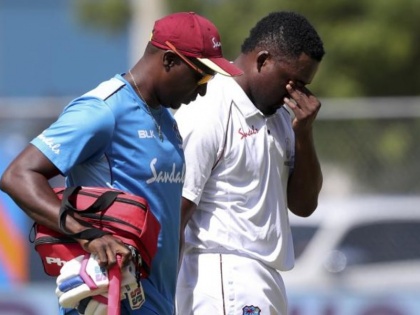 India vs West Indies: Jermaine Blackwood becomes 2nd concussion substitute in tests after replacing Darren Bravo | IND vs WI: बुमराह की बाउंसर ने किया डेरेन ब्रावो को मैच से बाहर, उनकी जगह उतरे बल्लेबाज ने रचा इतिहास