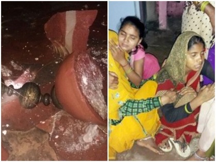 Taj Mahal premises collapses and 3 children and 1 woman died due to heavy rain | यूपी में बारिश का कहर, आगरा में टूटा ताजमहल का पिलर, मथुरा में 3 बच्चों सहित 4 की मौत