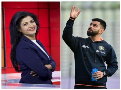 After Sachin Tendulkar, deepfake video of Virat Kohli and news anchor Anjana Om Kashyap goes viral | WATCH: सचिन तेंदुलकर के बाद, विराट कोहली और न्यूज़ एंकर अंजना ओम कश्यप का डीपफेक वीडियो वायरल After Sachin Tendulkar, deepfake video of Virat Kohli and news anchor Anjana Om Kashyap goes viral | WATCH: सचिन तेंदुलकर के बाद, विराट कोहली और न्यूज़ एंकर अंजना ओम कश्यप का डीपफेक वीडियो वायरल